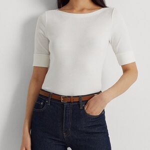 Ralph Lauren boatneck tee